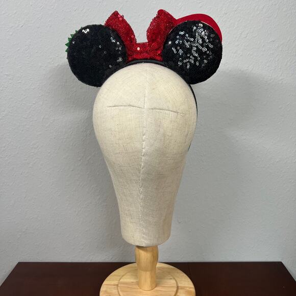 🎄 Sandy Claws Minnie Ears | The Nightmare Before Christmas-Inspired Mouse Ears - Picture 4 of 5